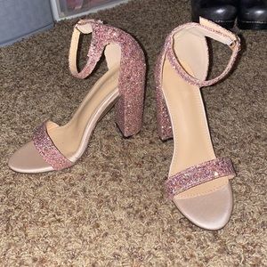 Women’s sparkly heels